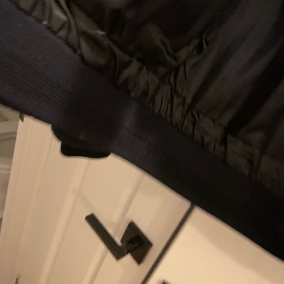 MENS MONCLER AUTHENTIC SZ 2 NAVY DUVET FILLED  PUFFER JACKET MEDIUM - Picture 4 of 16